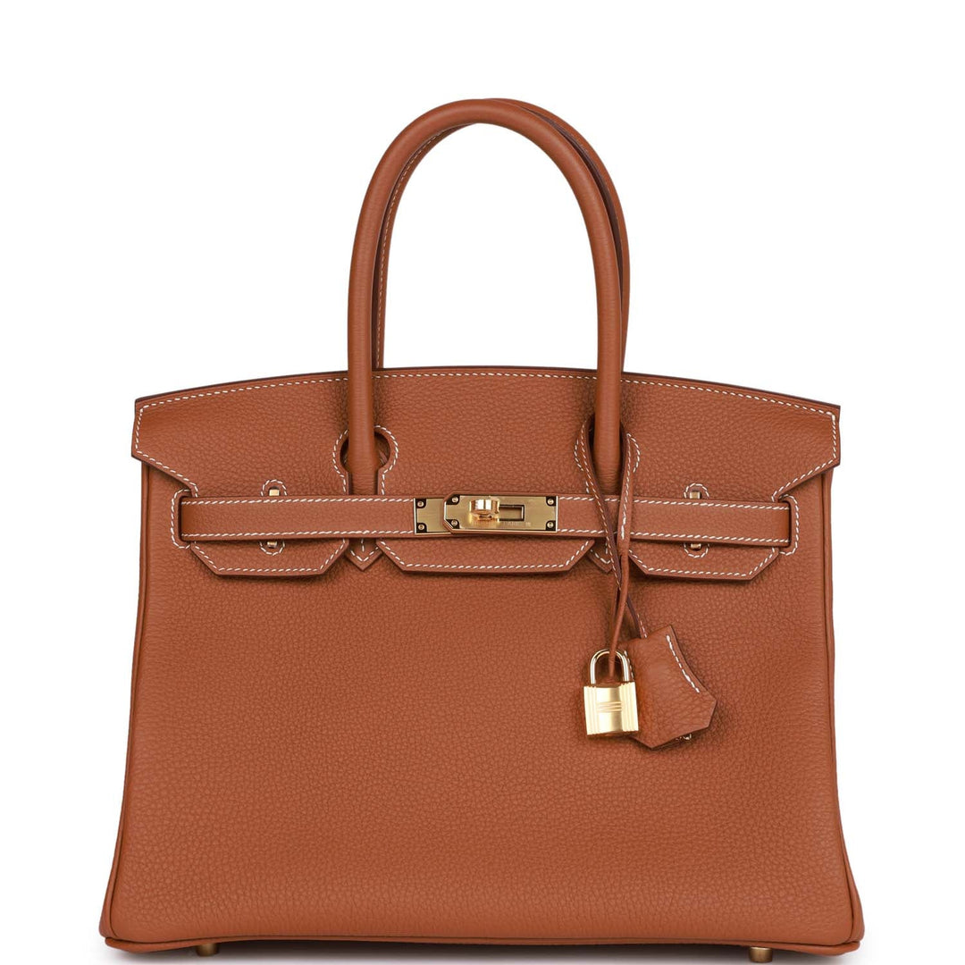 top quality Hermes Birkin 30 Gold Togo Gold Hardware