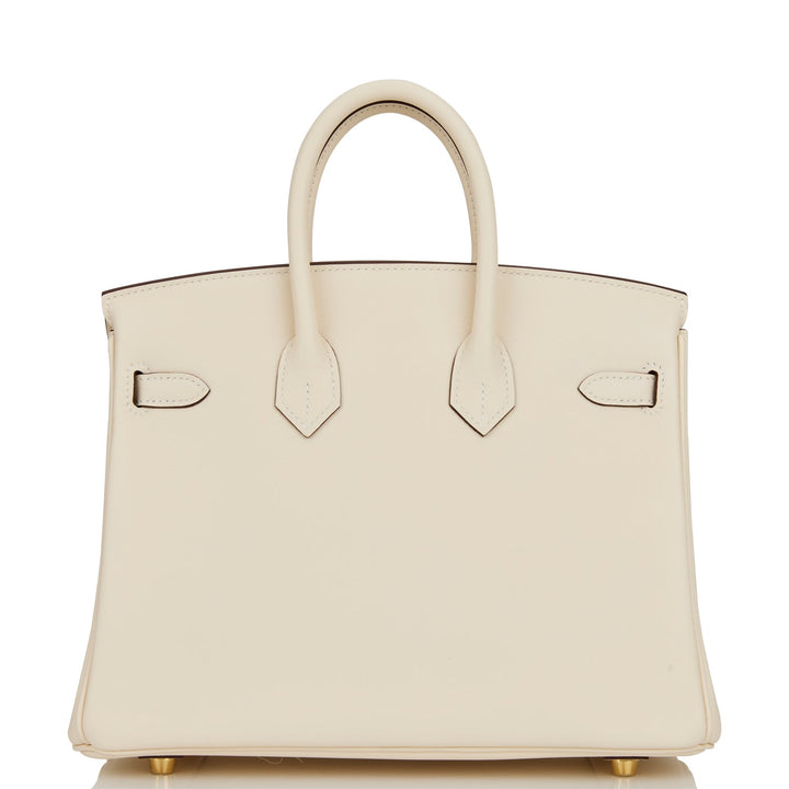 Hermes Birkin 25 Nata Swift Gold Hardware