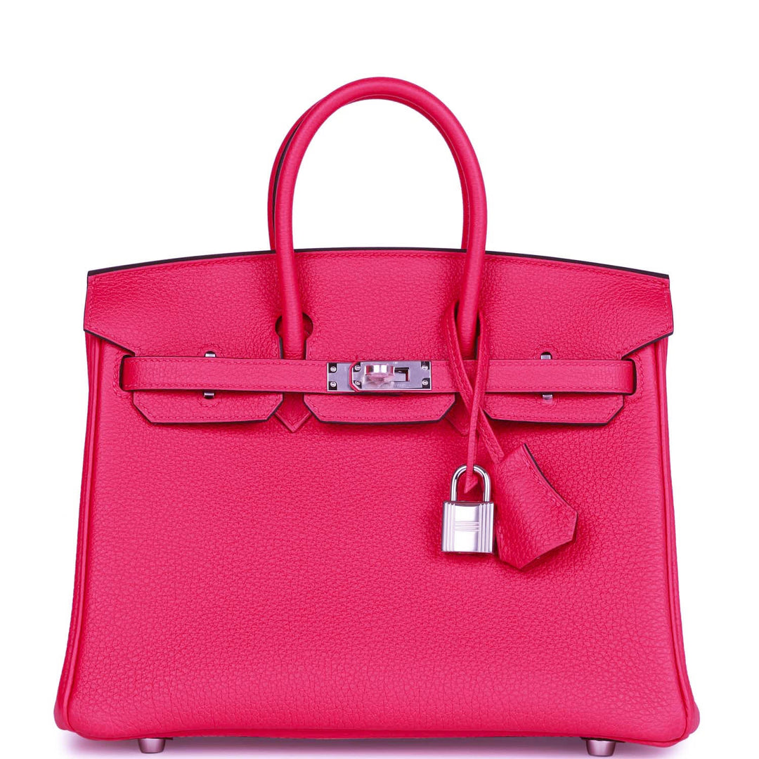 top quality Hermes Birkin 25 Rose Mexico Togo Palladium Hardware