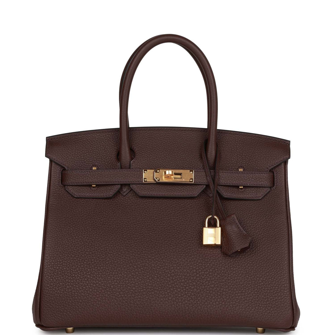 top quality Hermes Birkin 30 Rouge Sellier Togo Gold Hardware