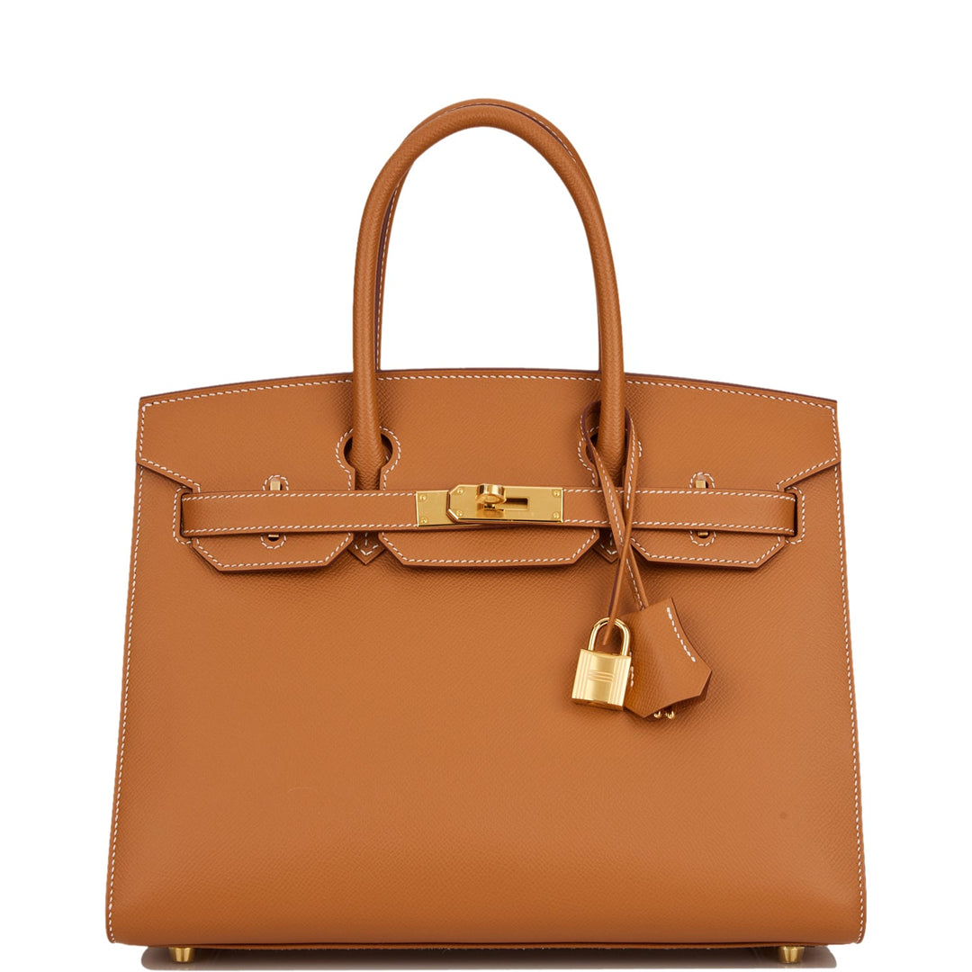 top quality Hermes Birkin Sellier 30 Gold Epsom Gold Hardware