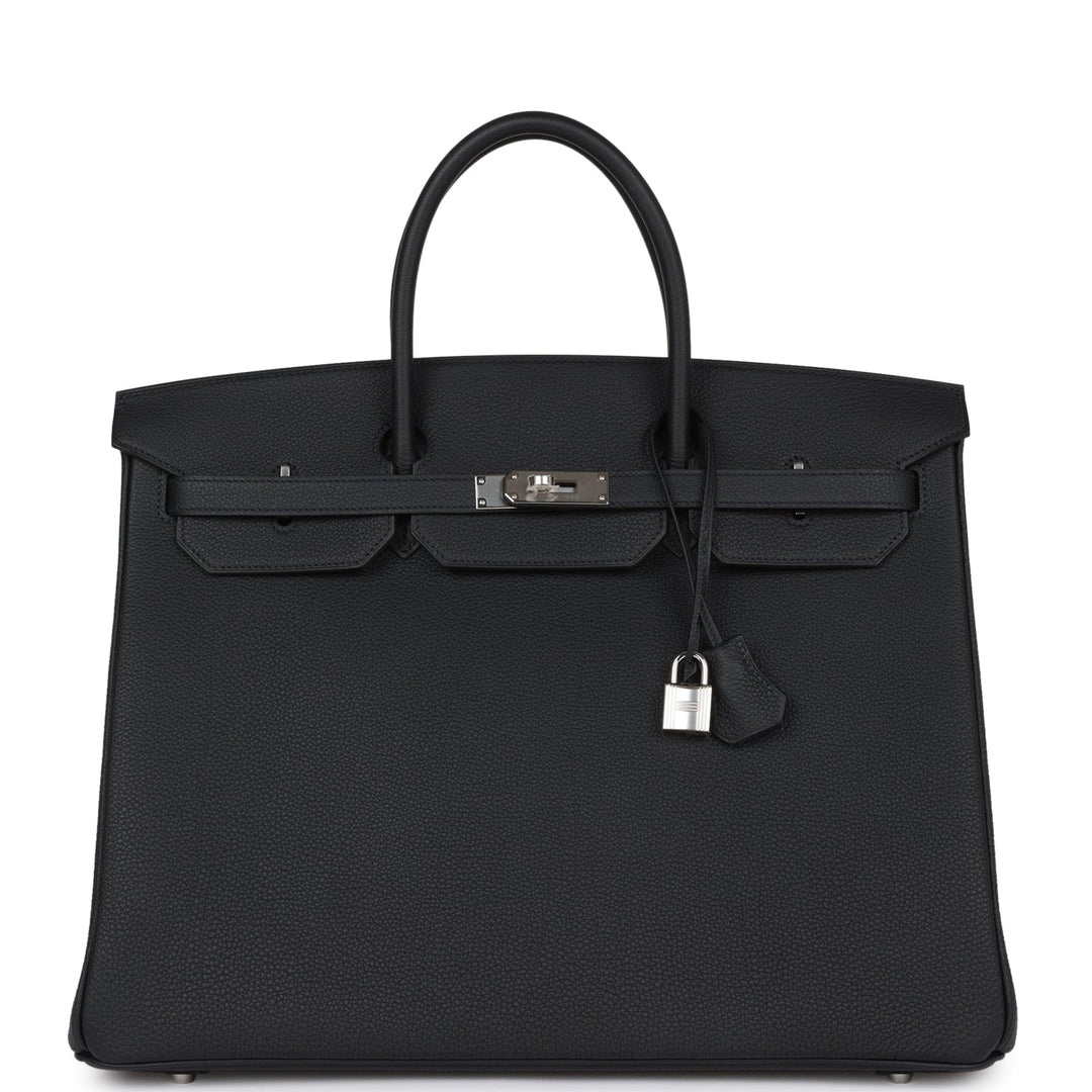top quality Hermes Birkin 40 Caban Togo Palladium Hardware