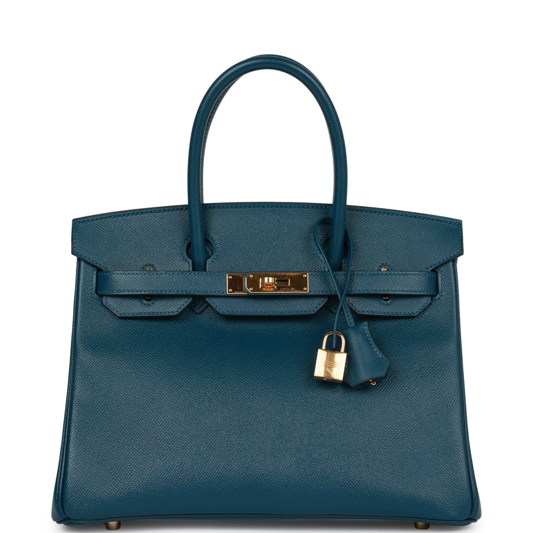 top quality Hermes Birkin 30 Colvert Epsom Gold Hardware
