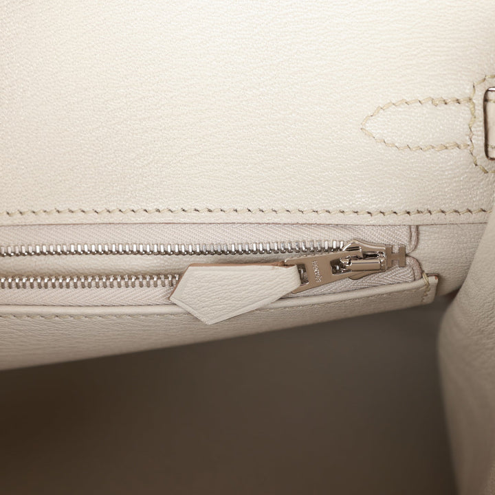 Top quality Hermes Birkin 25 Beton Matte Alligator Palladium Hardware