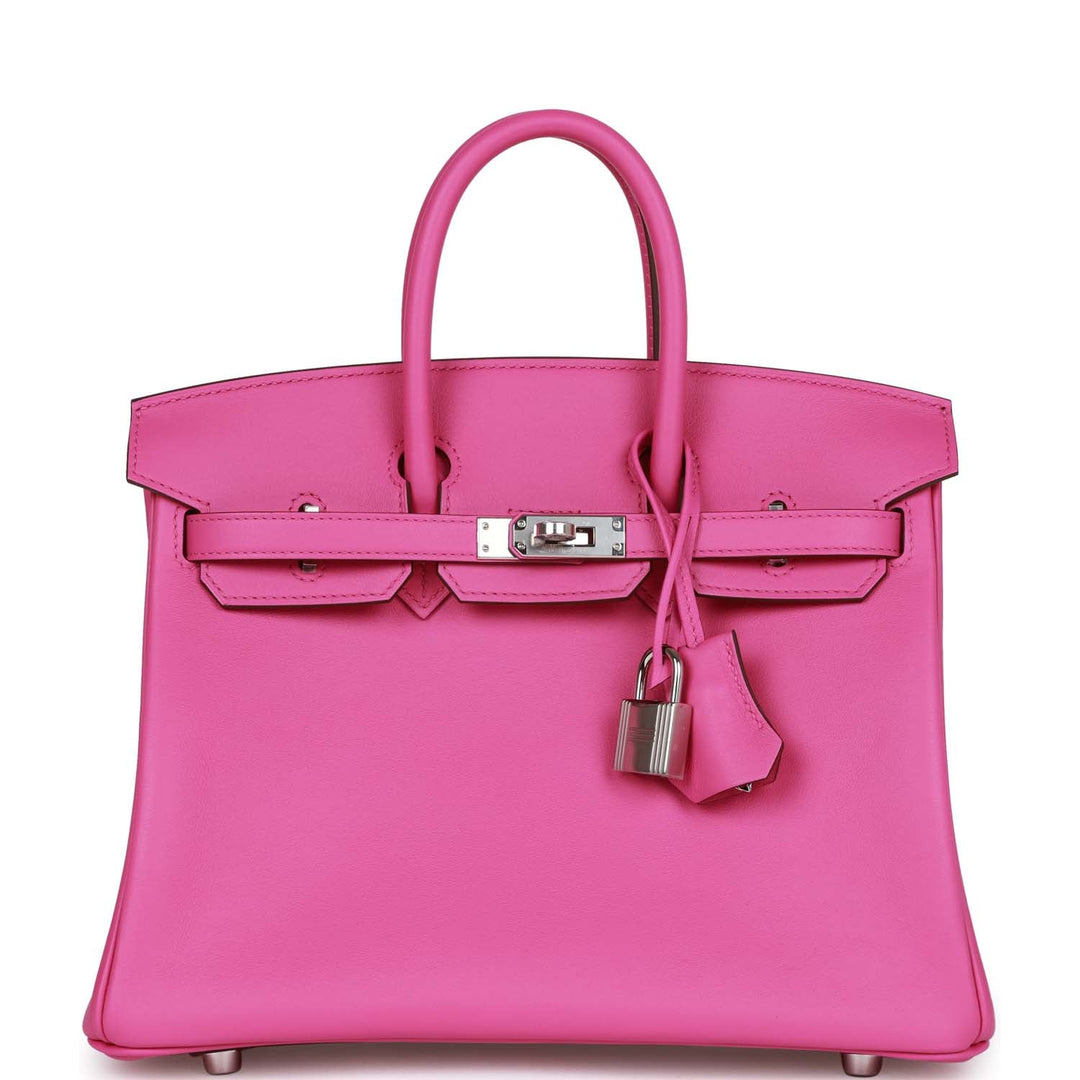 top quality Hermes Birkin 25 Magnolia Swift Palladium Hardware