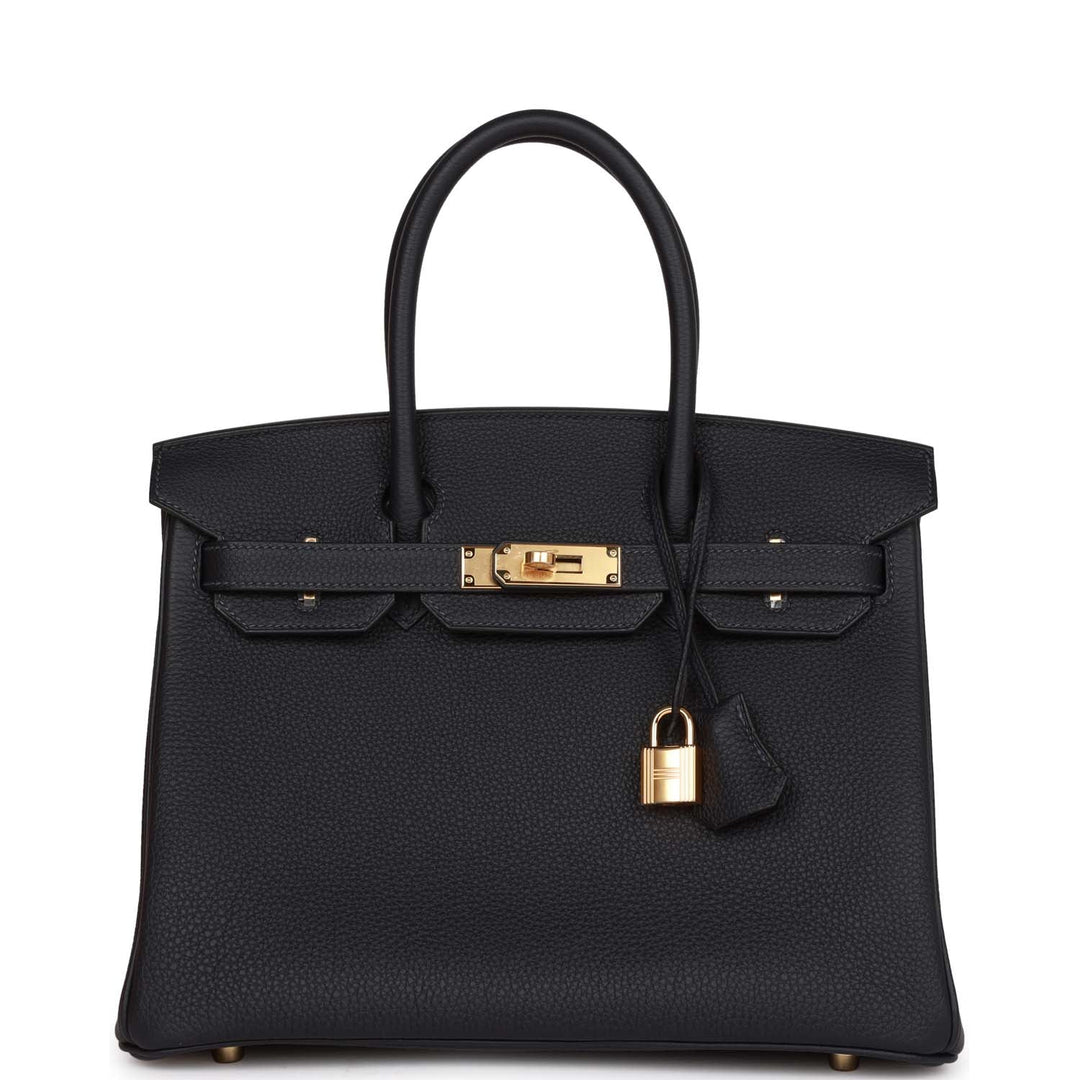 top quality Hermes Birkin 30 Caban Togo Gold Hardware