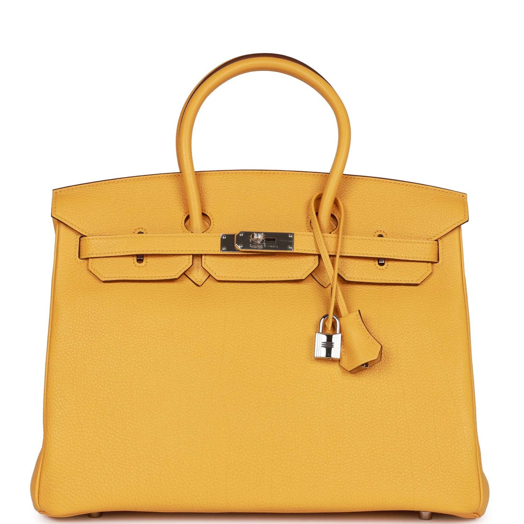 top quality Hermes Birkin 35 Soleil Togo Palladium Hardware