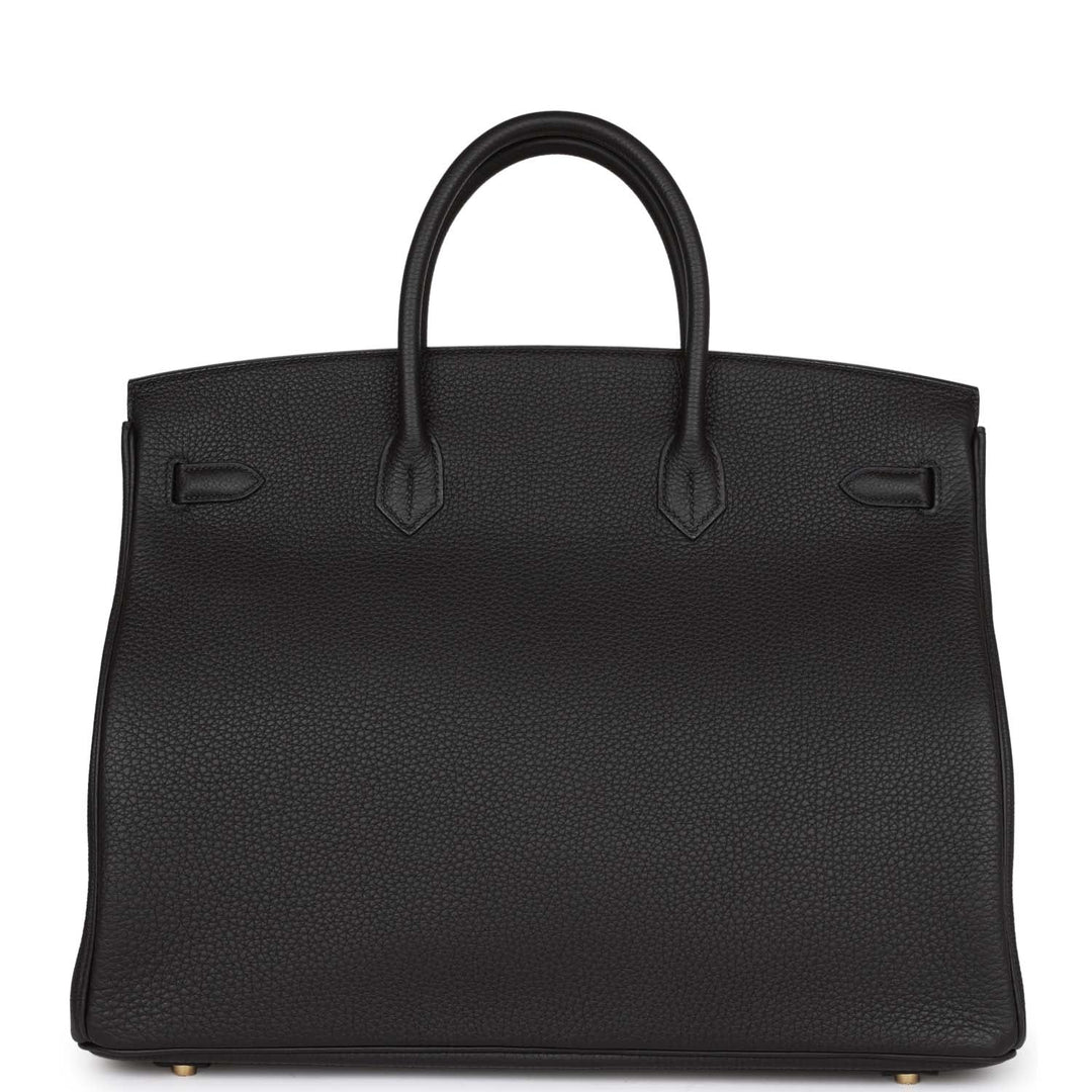 Top quality Hermes Birkin 40 Black Togo Gold Hardware