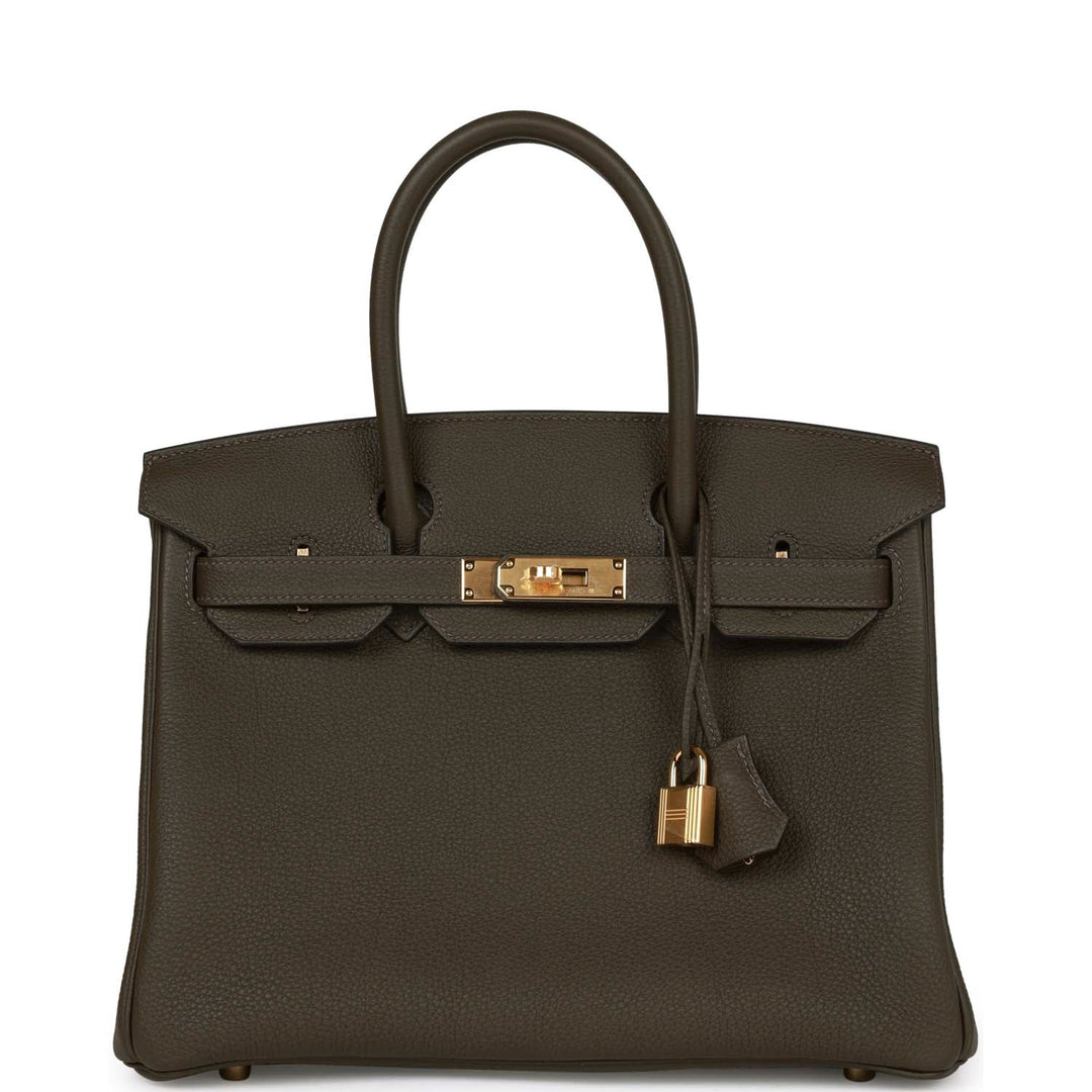 top quality Hermes Birkin 30 Eucalyptus Togo Gold Hardware
