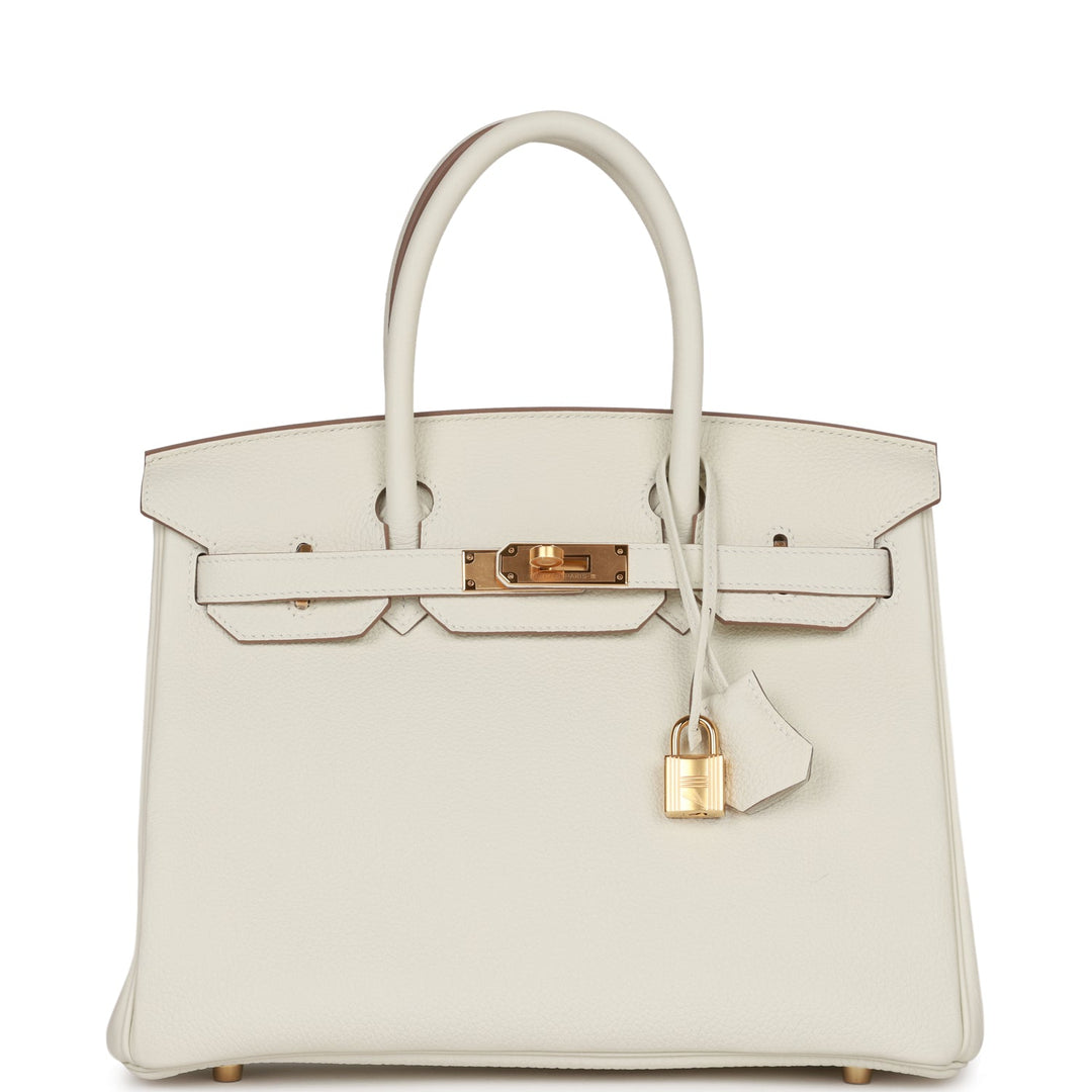 top quality Hermes Birkin 30 Mushroom Togo Gold Hardware