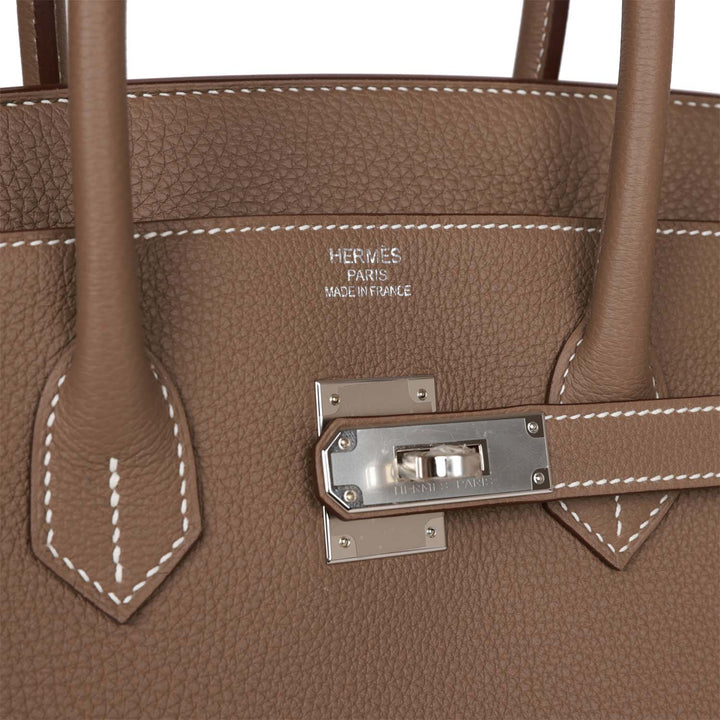 Top quality Hermes Birkin 35 Etoupe Togo Palladium Hardware