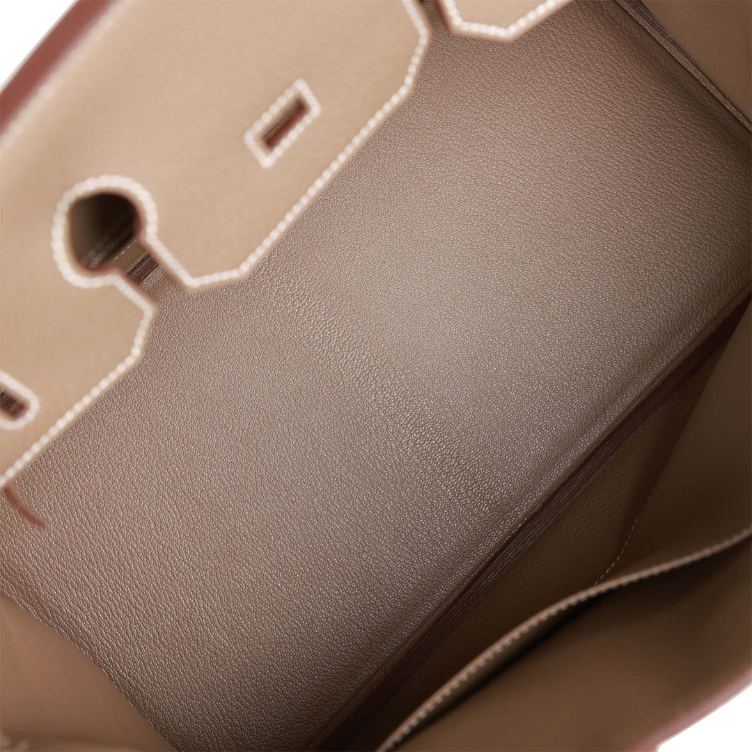 Top quality Hermes Birkin 35 Etoupe Togo Palladium Hardware