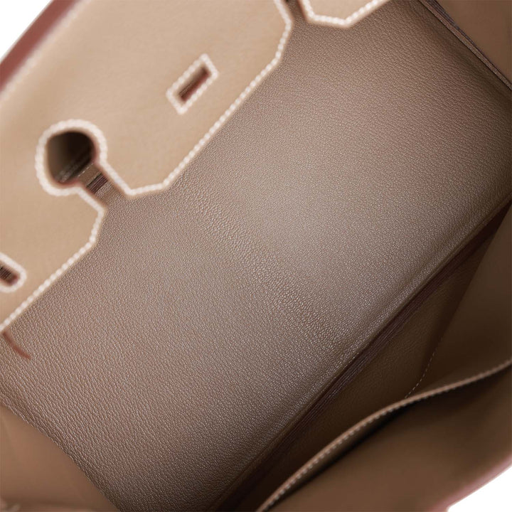 Top quality Hermes Birkin 35 Etoupe Togo Palladium Hardware