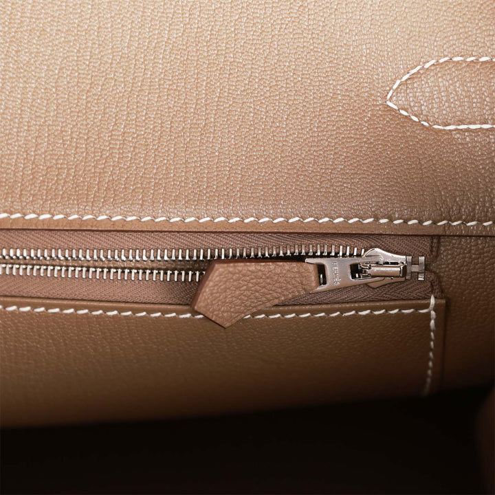 Top quality Hermes Birkin 35 Etoupe Togo Palladium Hardware