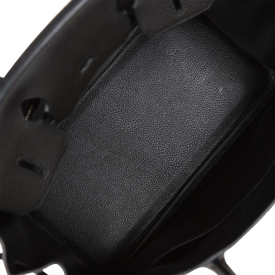 Top quality Hermes Birkin 30 Black Togo Palladium Hardware