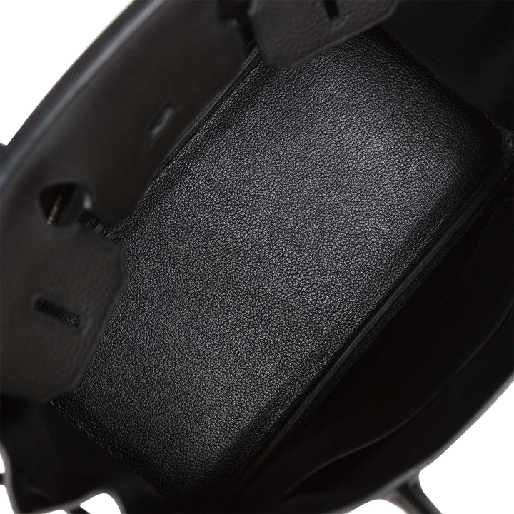 Top quality Hermes Birkin 30 Black Togo Palladium Hardware