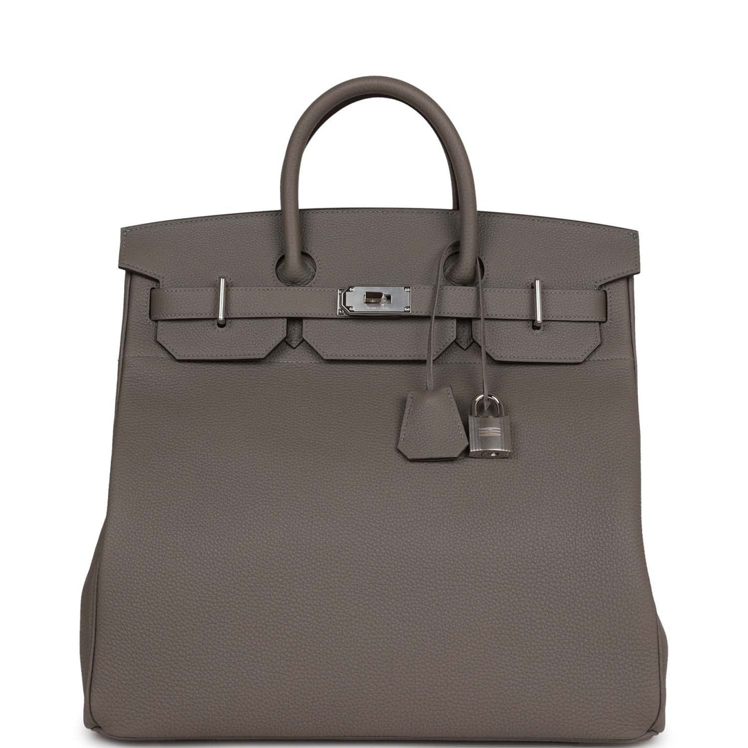 top quality Hermes HAC Birkin 40 Gris Meyer Togo Palladium Hardware