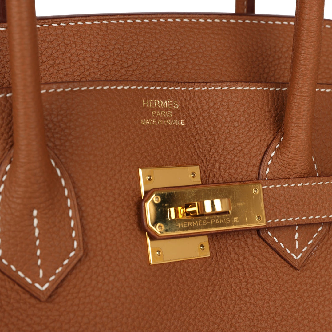 Top quality Hermes Birkin 35 Gold Togo Gold Hardware