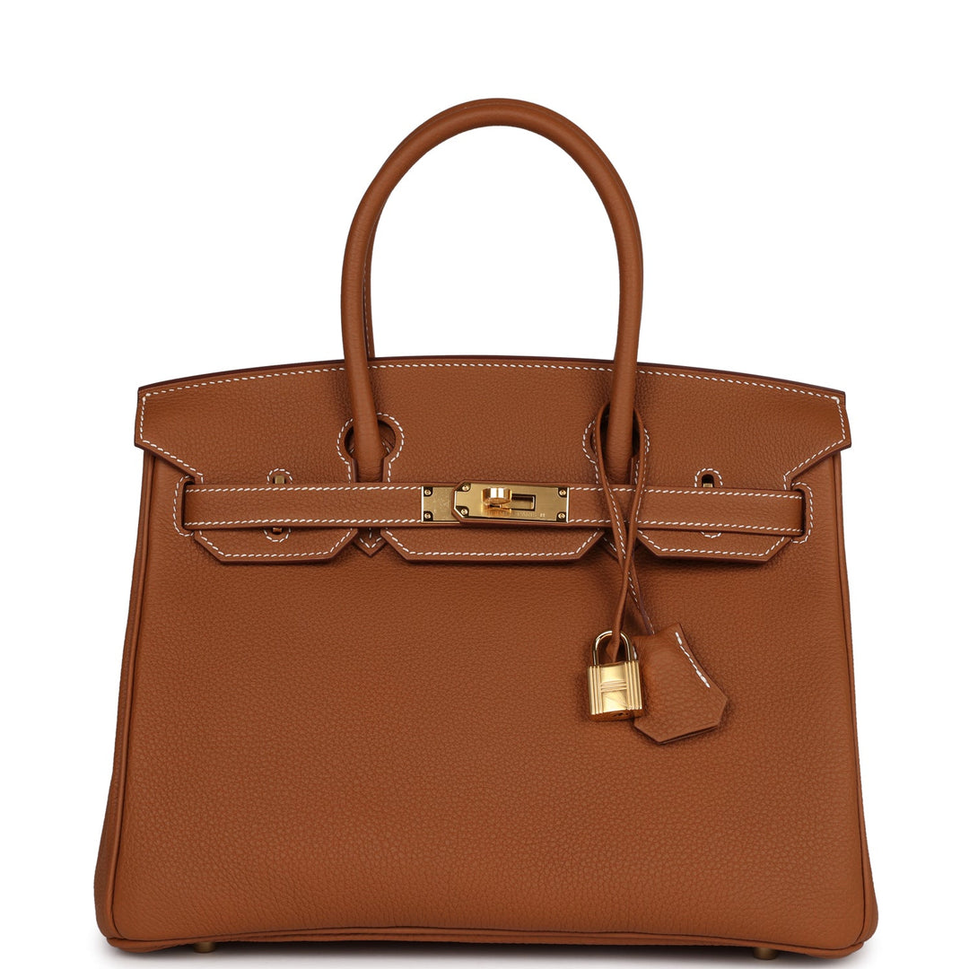 top quality Hermes Birkin 30 Gold Togo Gold Hardware