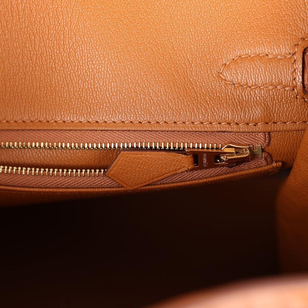 Top quality Hermes Birkin 25 Gold Matte Alligator Gold Hardware