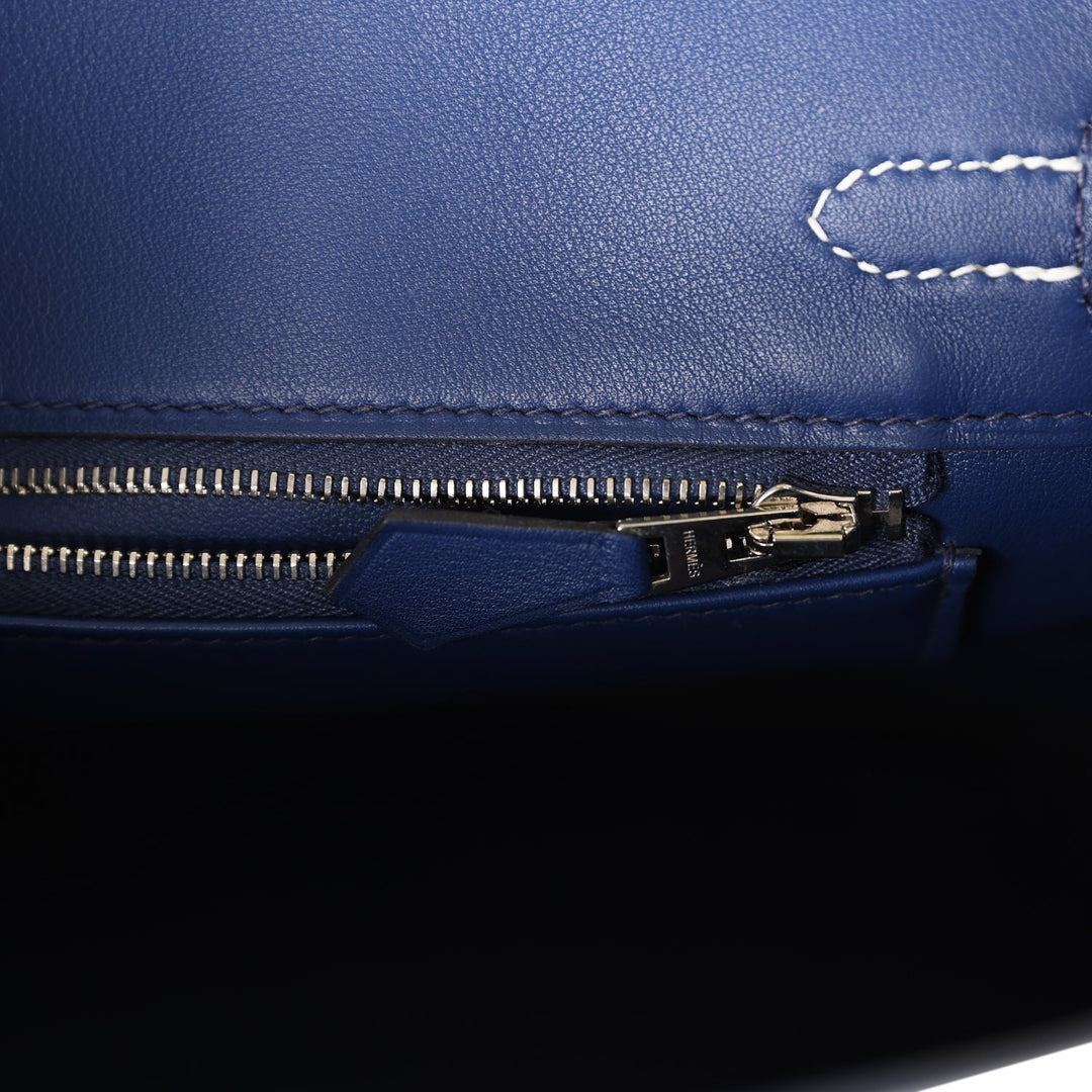 Top quality Hermes "One Two Three and Away We Go" Birkin 25 Multicolor Swift Palladium Hardware