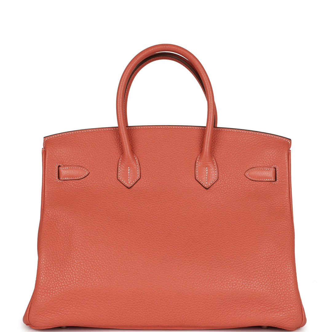 Top quality Hermes Birkin 35 Crevette Clemence Palladium Hardware