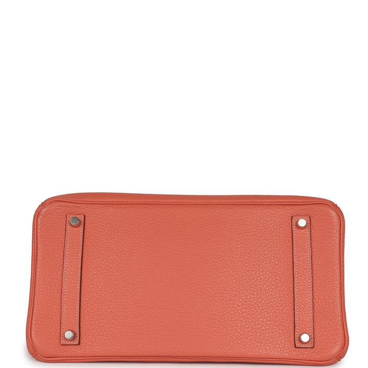 Top quality Hermes Birkin 35 Crevette Clemence Palladium Hardware