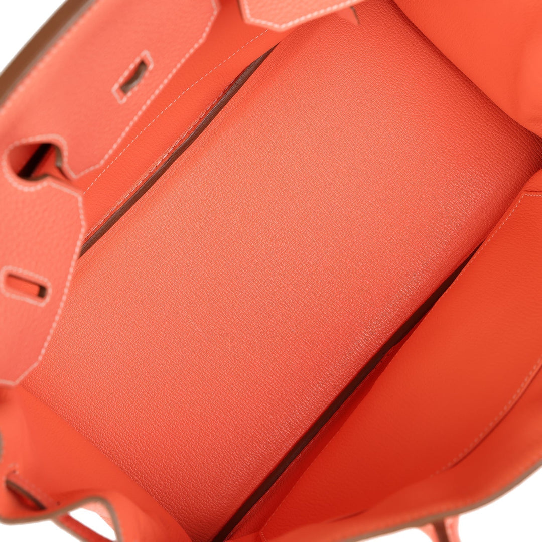 Top quality Hermes Birkin 35 Crevette Clemence Palladium Hardware