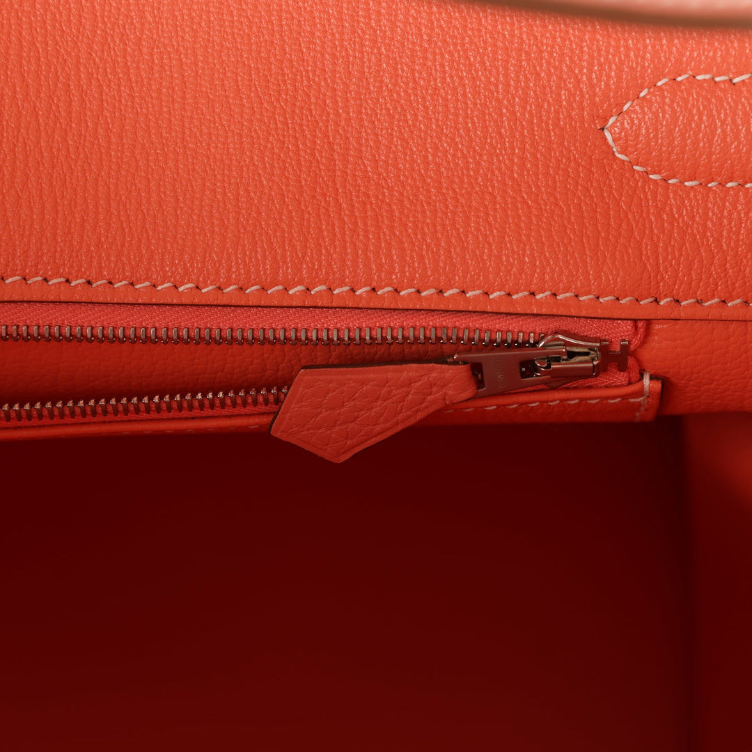 Top quality Hermes Birkin 35 Crevette Clemence Palladium Hardware