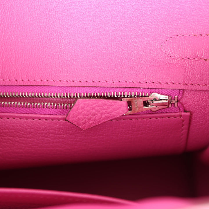 Hermes Birkin 25 Magnolia Togo Palladium Hardware