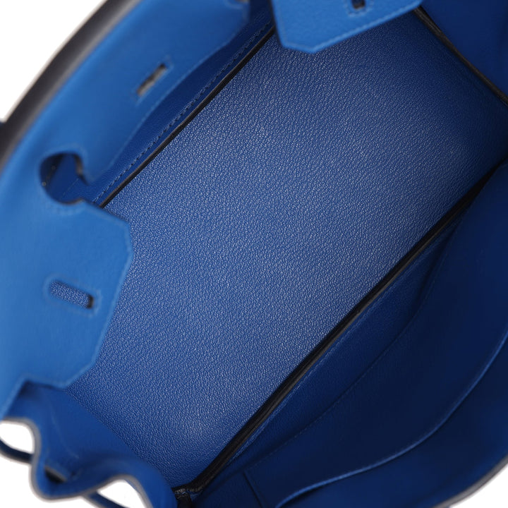 Top quality Hermes Birkin 30 Bleu France Togo Palladium Hardware