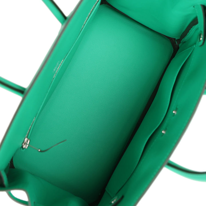 Top quality Hermes Birkin Shadow 25 Menthe Swift Palladium Hardware
