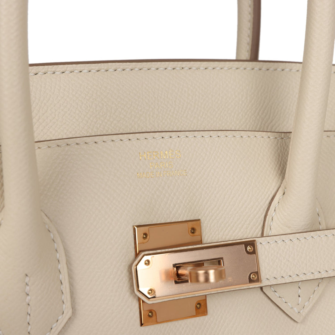 Top quality Hermes Birkin 35 Craie Epsom Gold Hardware