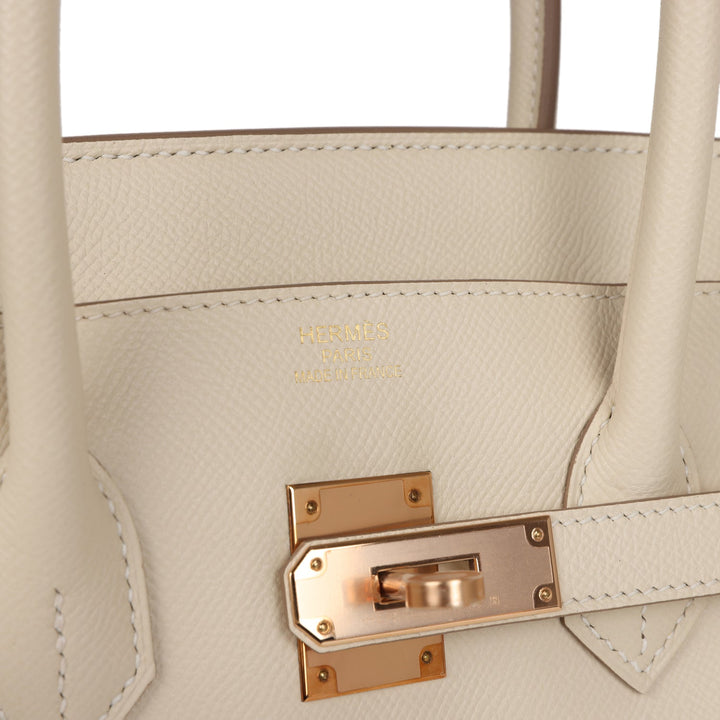 Top quality Hermes Birkin 35 Craie Epsom Gold Hardware