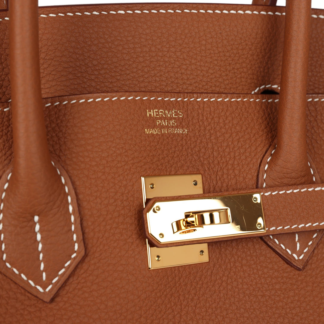 Top quality Hermes Birkin 35 Gold Togo Gold Hardware