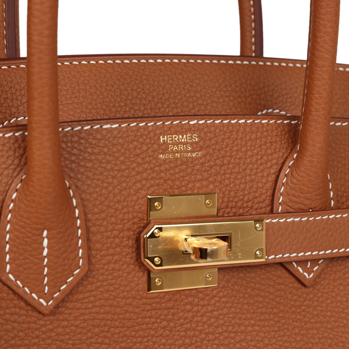Top quality Hermes Birkin 30 Gold Togo Gold Hardware