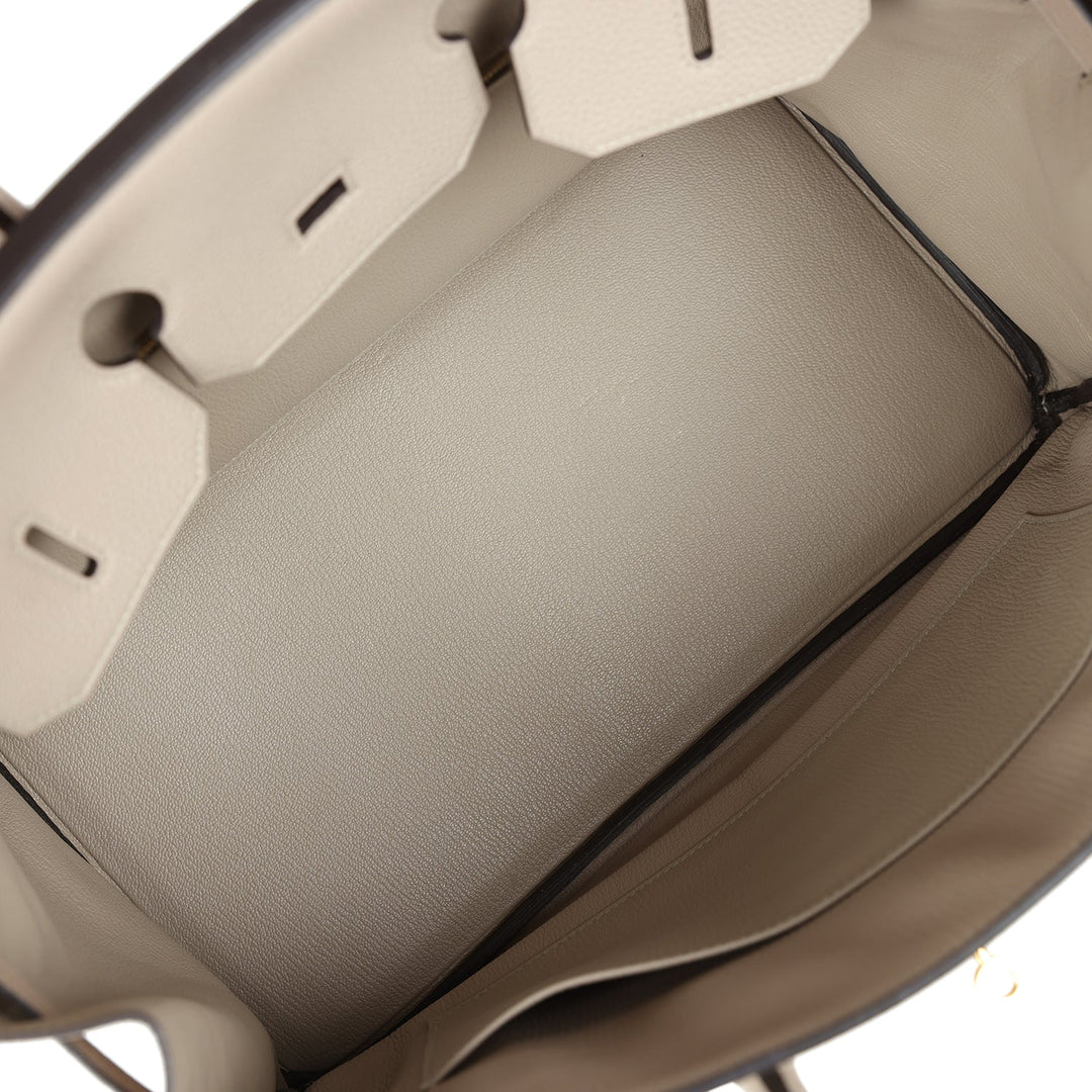 Top quality Hermes Birkin 35 Gris Tourterelle Togo Gold Hardware