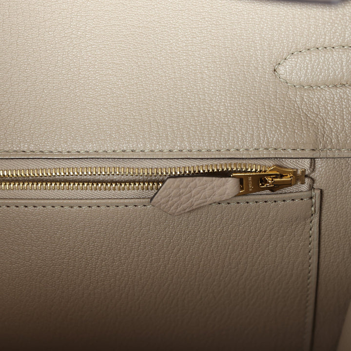 Top quality Hermes Birkin 35 Gris Tourterelle Togo Gold Hardware