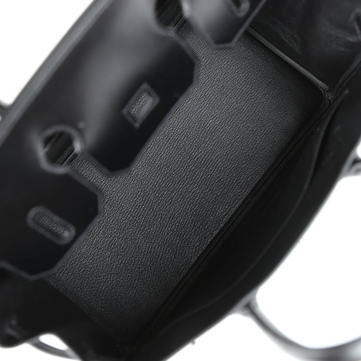 Top quality Hermes Birkin 30 Black Box Palladium Hardware