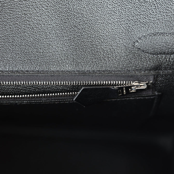 Top quality Hermes Birkin 30 Black Box Palladium Hardware