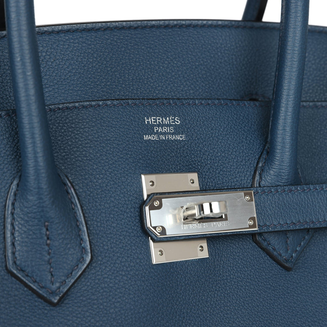 Top quality Hermes Birkin 35 Bleu De Prusse Togo Palladium Hardware