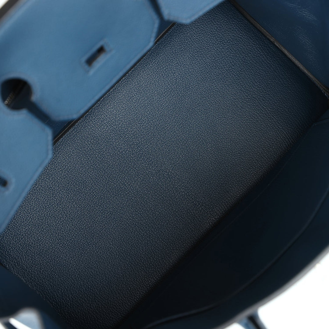 Top quality Hermes Birkin 35 Bleu De Prusse Togo Palladium Hardware