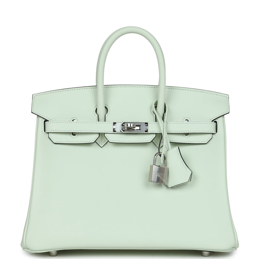 Hermes Birkin 25 Vert Fizz Swift Palladium Hardware