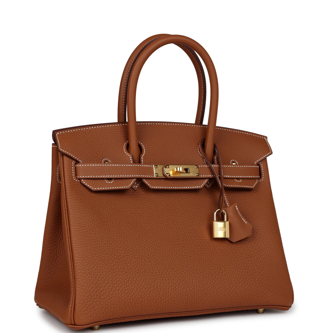 Top quality Hermes Birkin 30 Gold Togo Gold Hardware