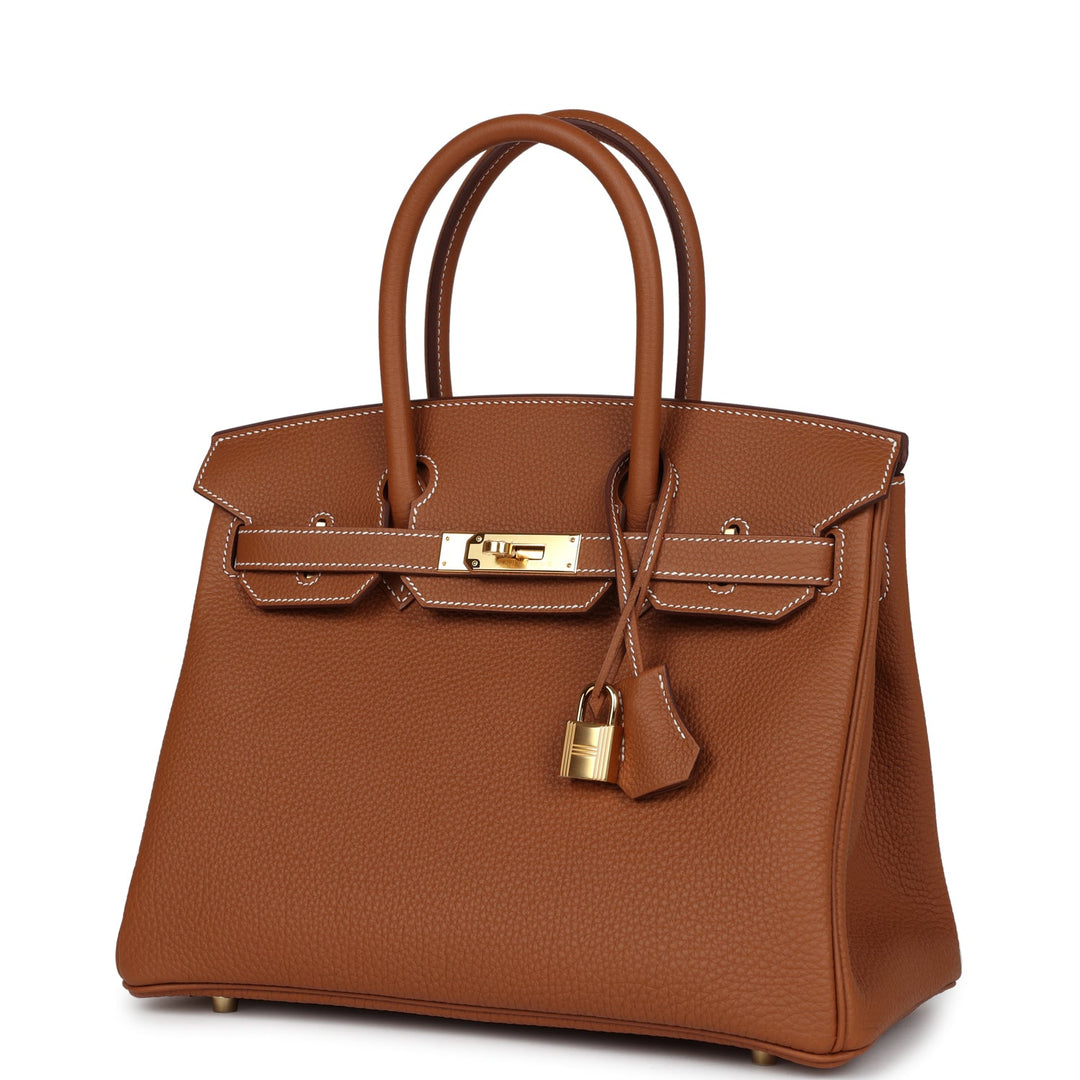 Top quality Hermes Birkin 30 Gold Togo Gold Hardware