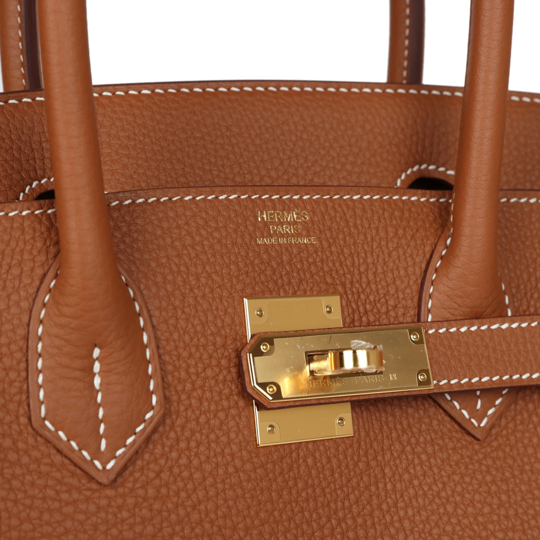 Top quality Hermes Birkin 30 Gold Togo Gold Hardware
