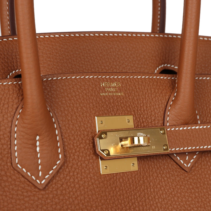 Top quality Hermes Birkin 30 Gold Togo Gold Hardware