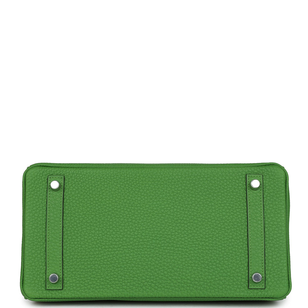 Top quality Hermes Birkin 30 Vert Yucca Togo Palladium Hardware
