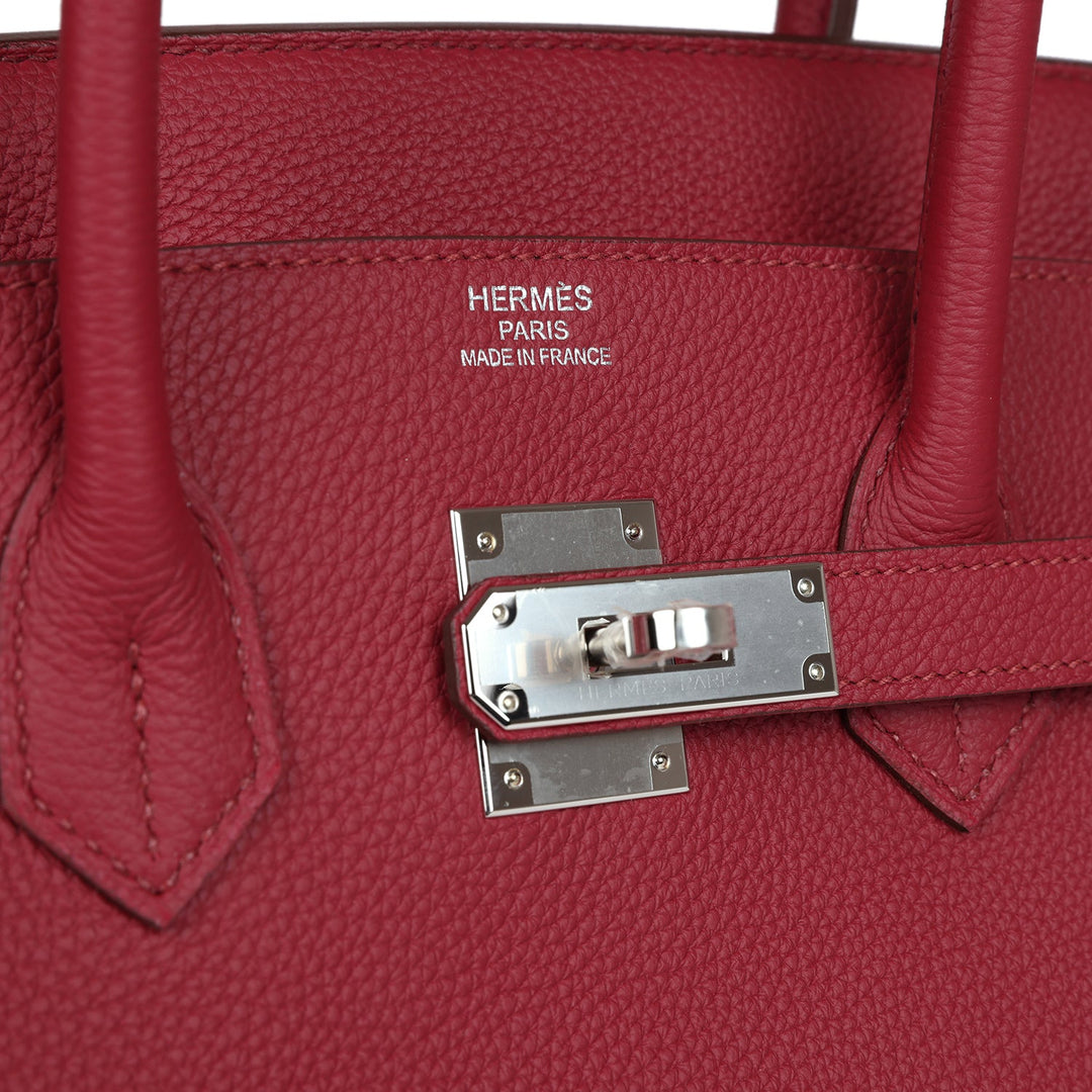 Top quality Hermes Birkin 35 Rubis Togo Palladium Hardware