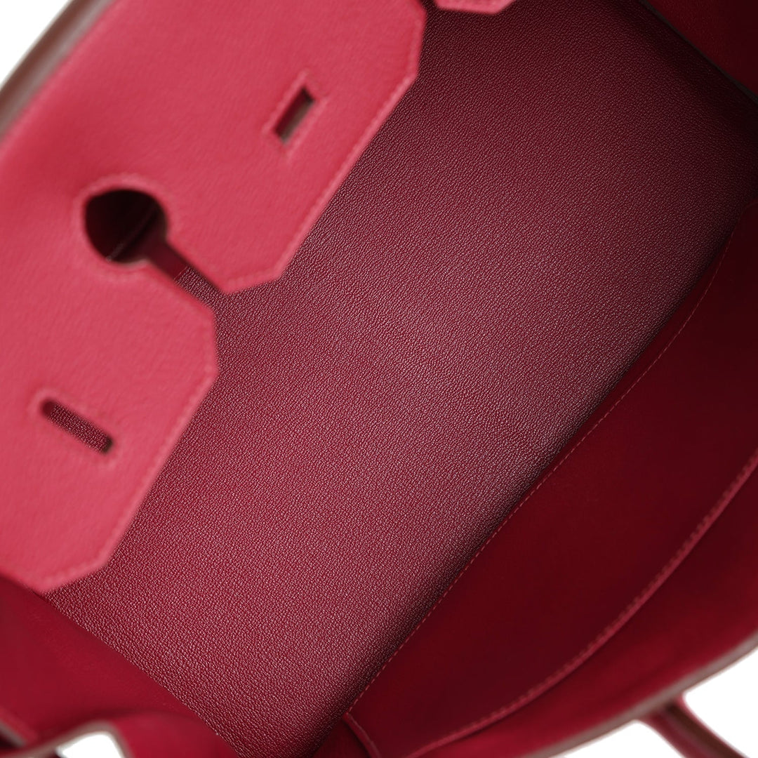 Top quality Hermes Birkin 35 Rubis Togo Palladium Hardware
